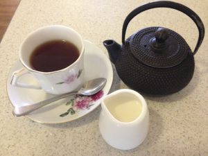 Chai tea with milk