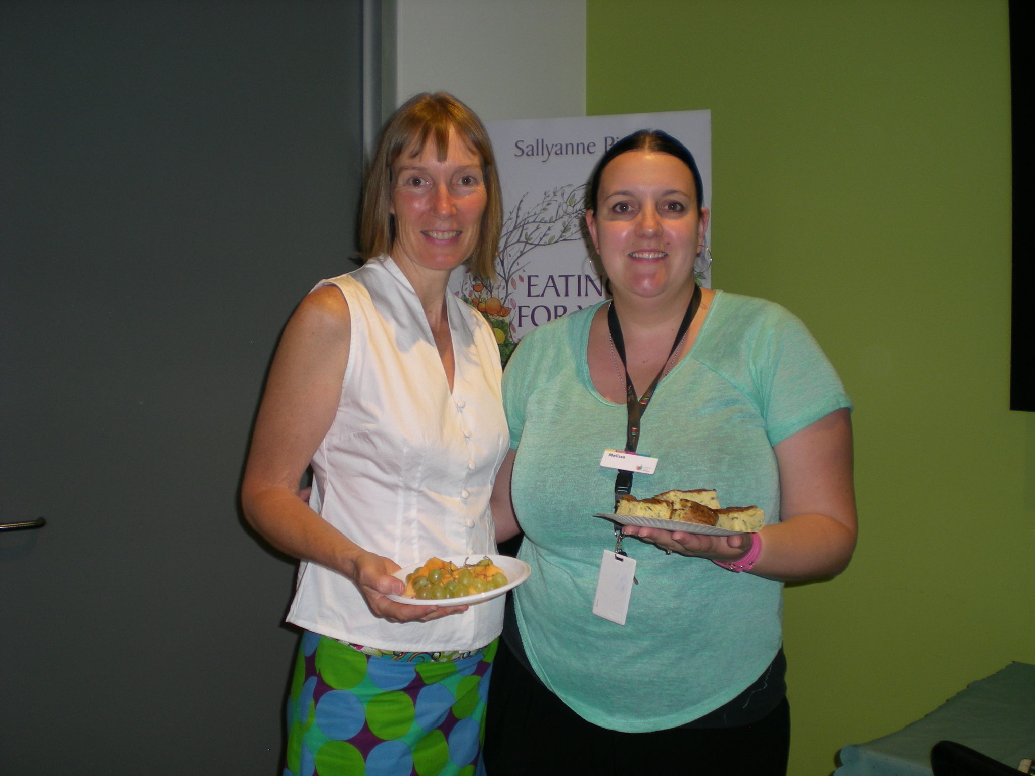 Samples of the great morning tea at Shepparton Library