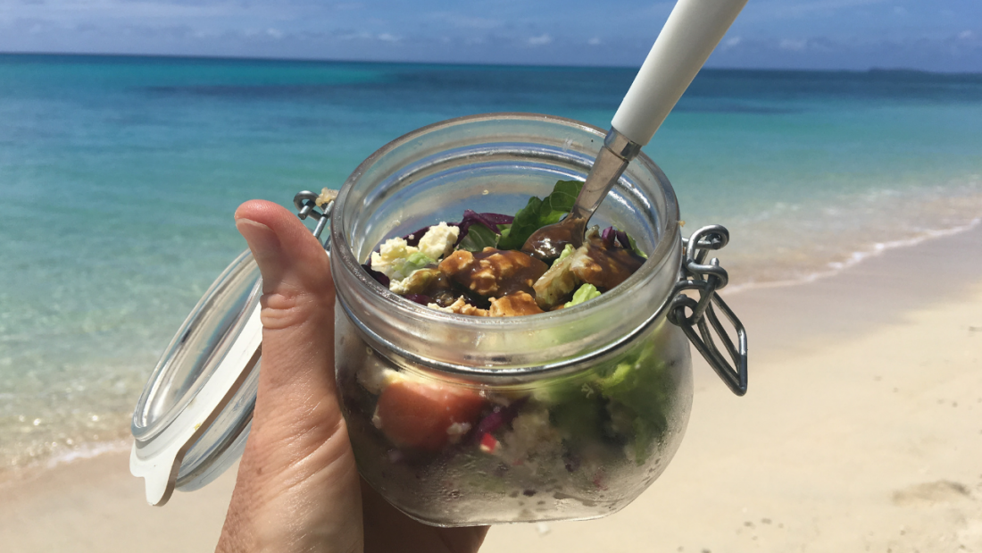 Salads can be taken on a picnic to the beach or enjoyed anywhere