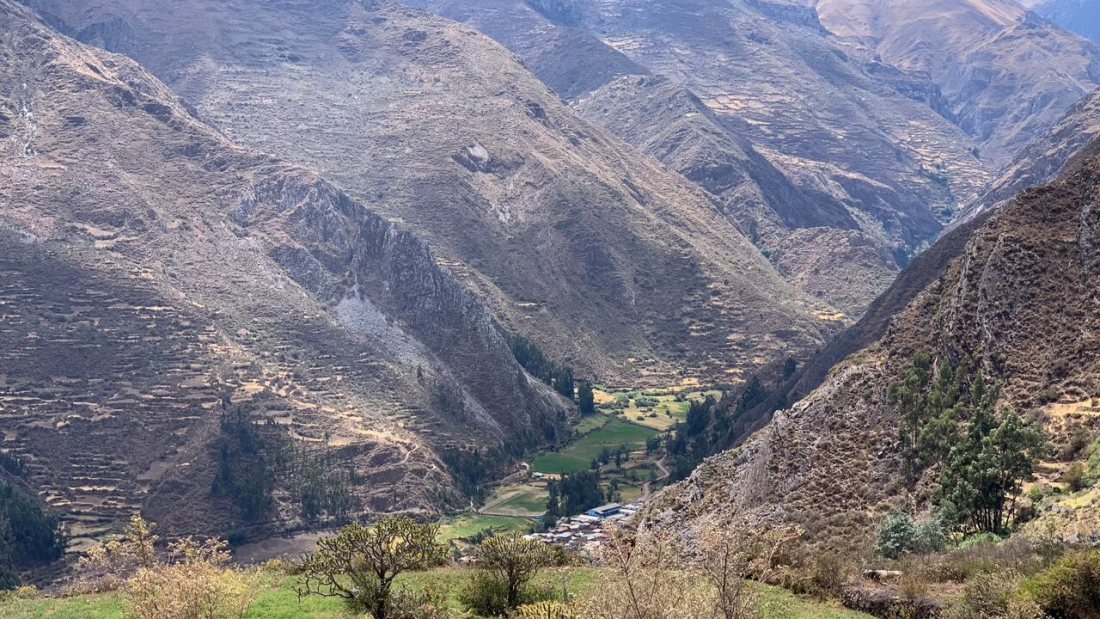 View of Llamac Huayhuash Trek